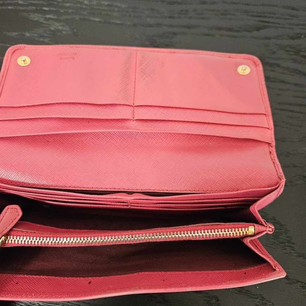 Prada Pink Bow Clutch (COA) - Picture 6 of 16